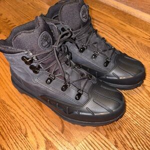 Timberland Boys Youth Black Waterproof Boots